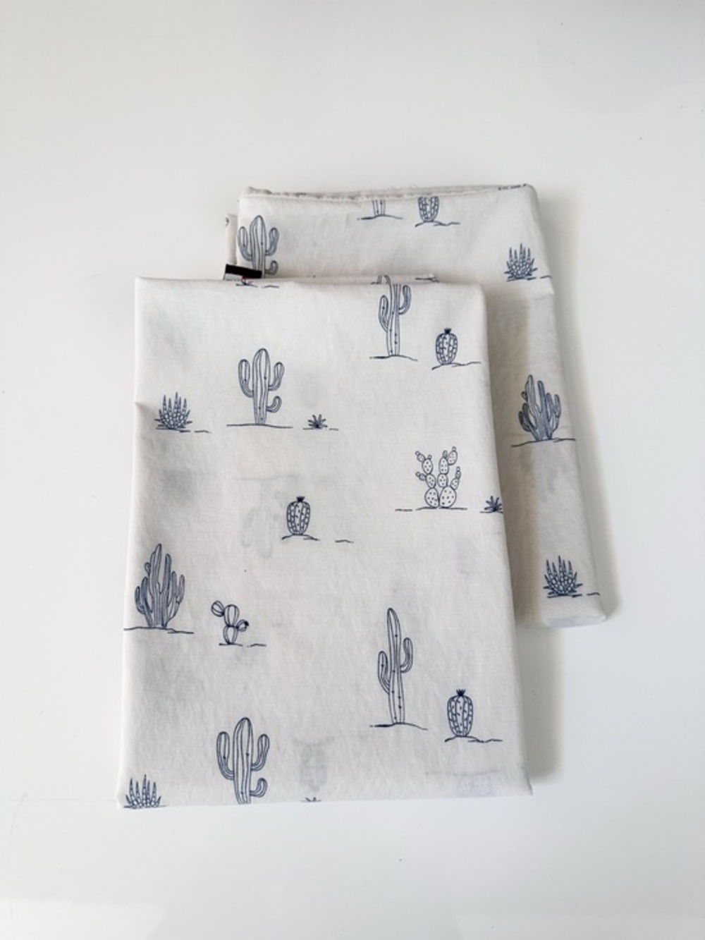 Tommy Hilfiger Cactus Print Pillowcases | Set of 2 Standard | Boho Desert Print